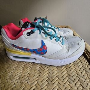 Youth Size 5.5Y Nike Air Max Dawn GS "Floral Swoosh" Sneakers